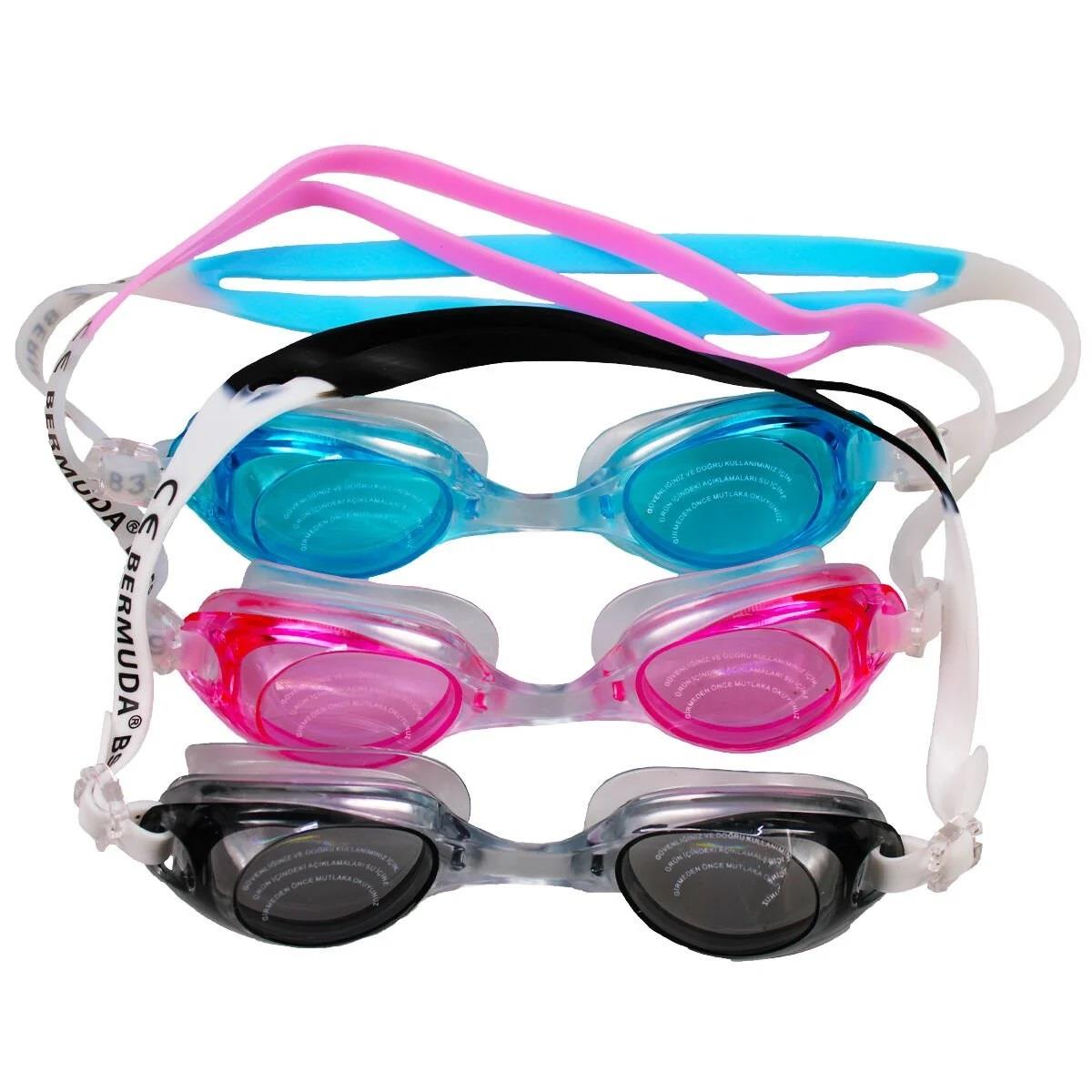 Bermuda Yüzücü Gözlüğü Burunluklu Çantalı 