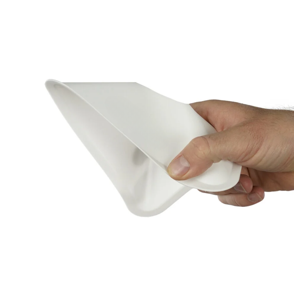 Beyaz Üçgen Antrenman Çanağı 1 Adet