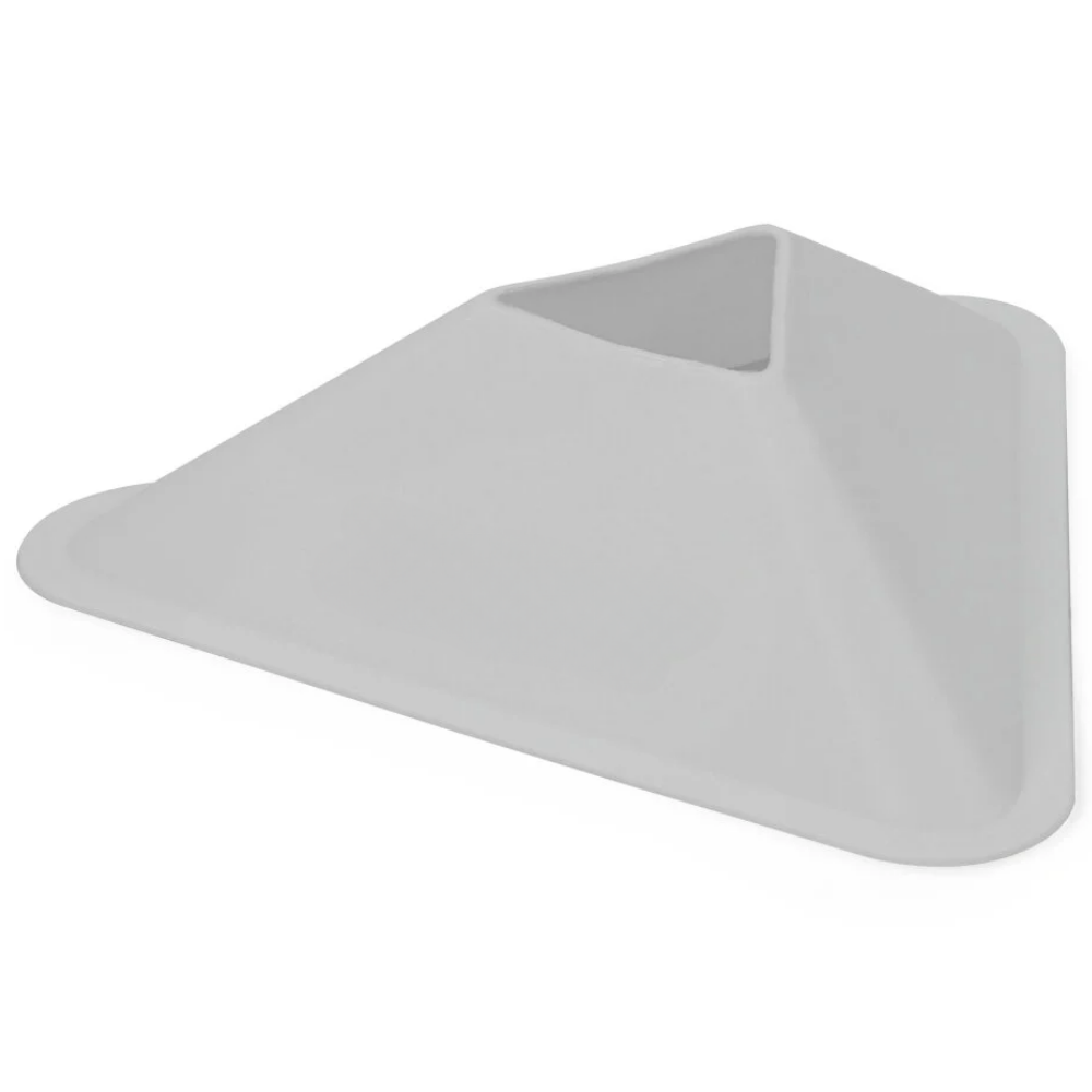 Beyaz Üçgen Antrenman Çanağı 1 Adet