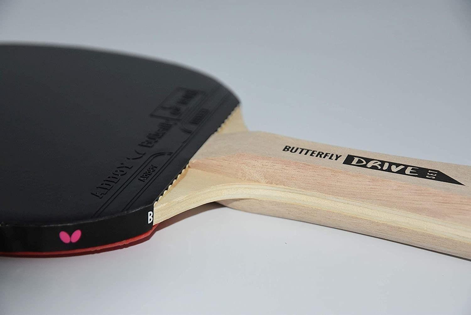 Butterfly 85102S Drive TT 2 Raket 3 Top Masa Tenisi Raket Seti