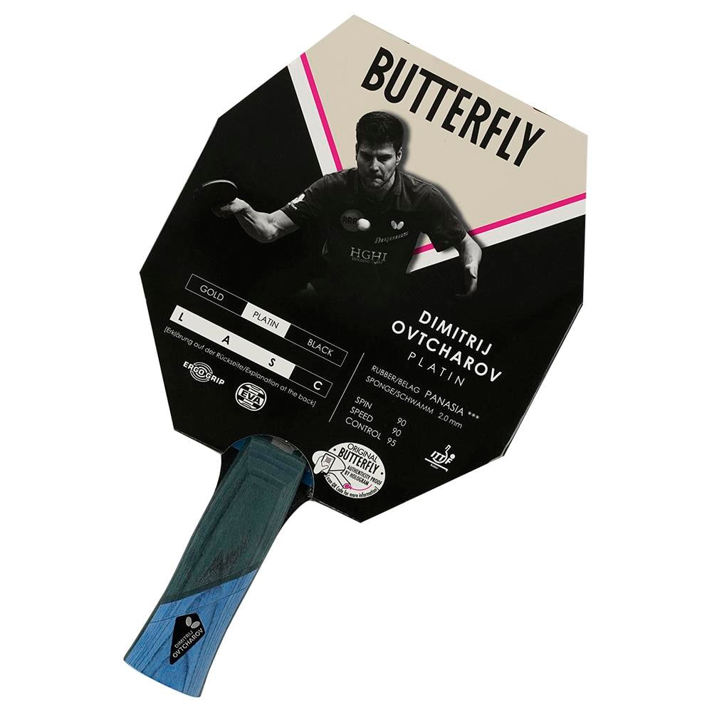 Butterfly Dimitrij 85226 Ovtcharov Platin ITTF Onaylı Masa Tenisi Raketi