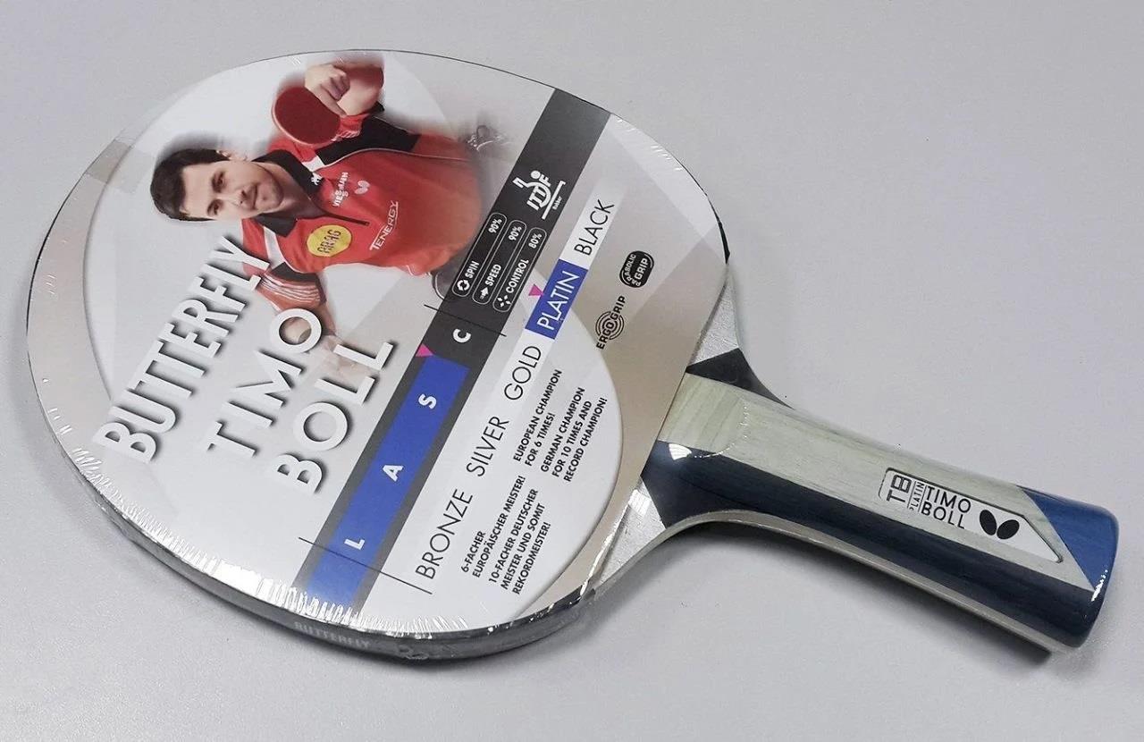 Butterfly Timo Boll 85026S Platin Masa Tenisi Raketi ITTF Onaylı Raket