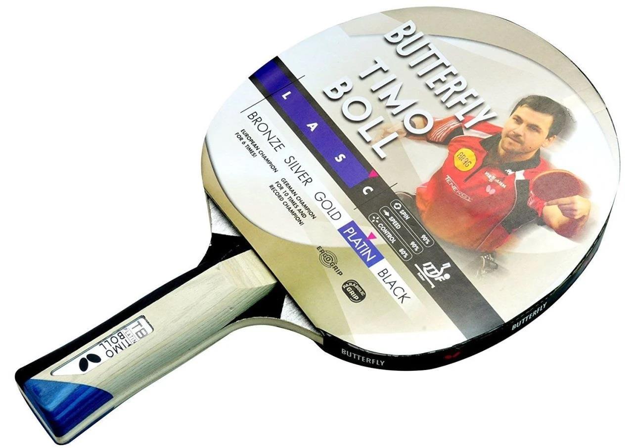 Butterfly Timo Boll 85026S Platin Masa Tenisi Raketi ITTF Onaylı Raket