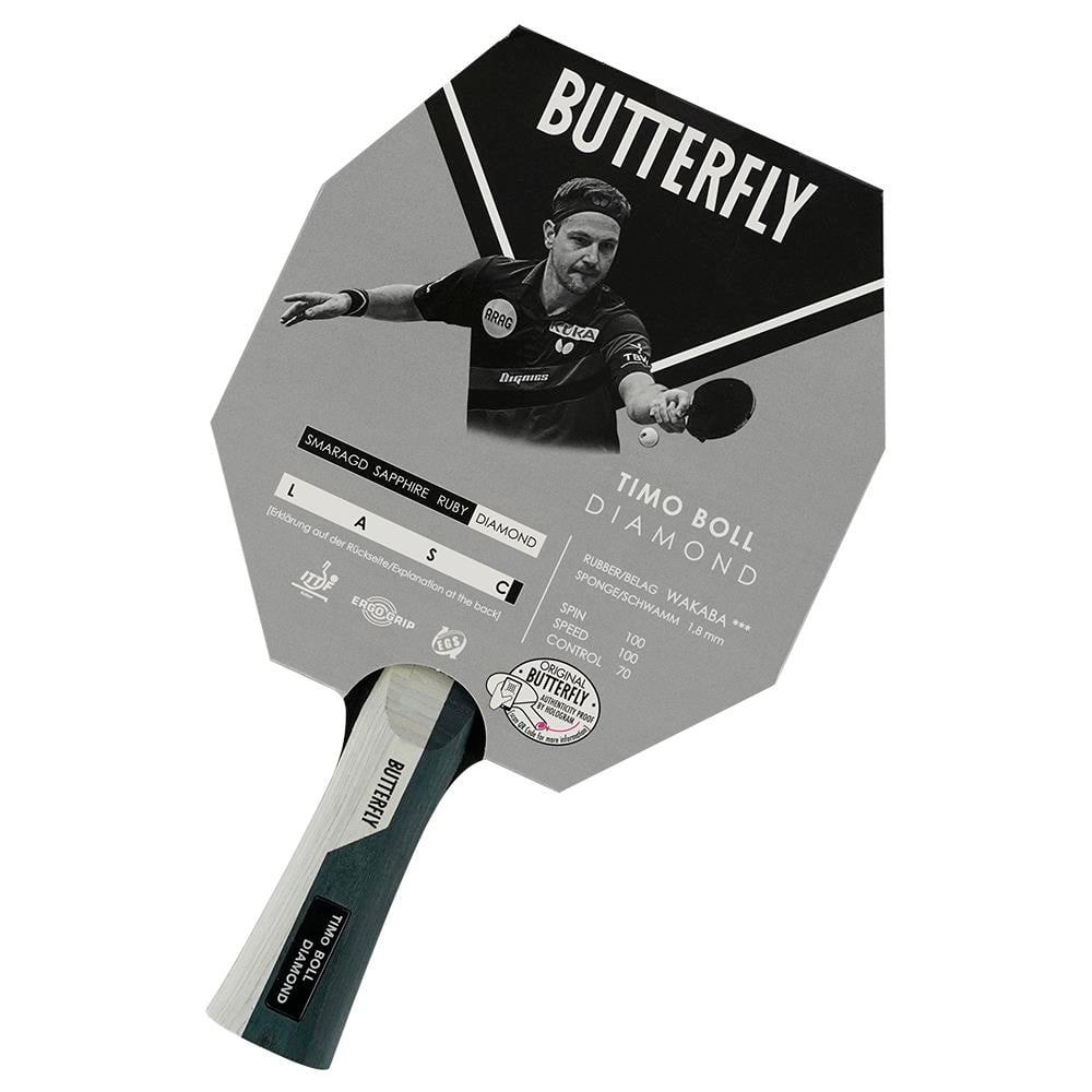 Butterfly Timo Boll Diamond Masa Tenisi Raketi ITTF Onaylı