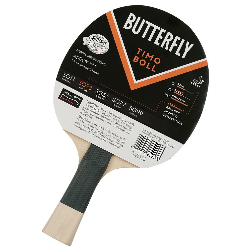 Butterfly Timo Boll SG33 Masa Tenisi Raketi ITTF Onaylı 85017