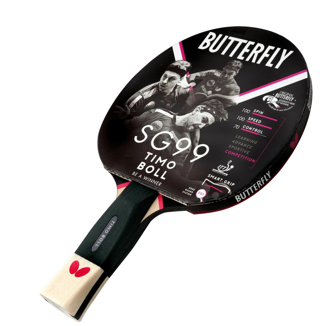 Butterfly Timo Boll SG99 Masa Tenisi Raketi ITTF Onaylı 85032