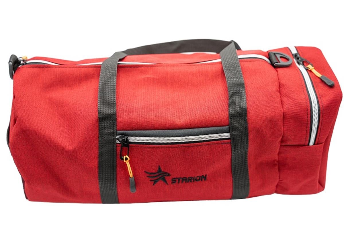 Starion Slindir Çok Amaçlı Spor Çantası Kırmızı