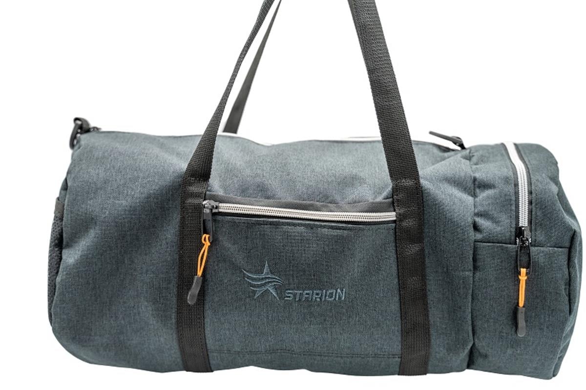 Starion Slindir Çok Amaçlı Spor Çantası Gri