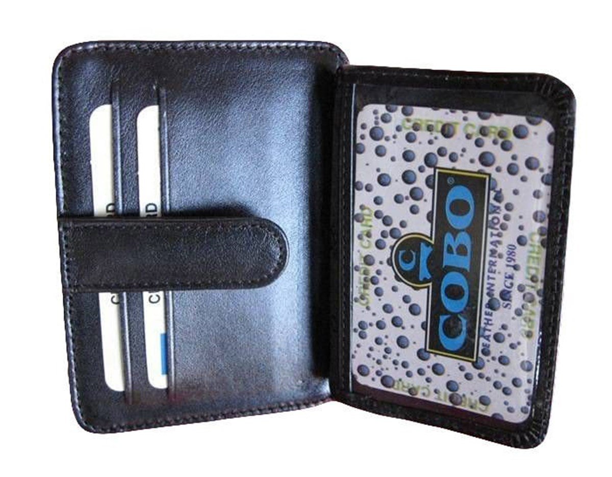 Zenga Orjinal Deri Cüzdanlı Kredi Kartlık 024-1 Siyah