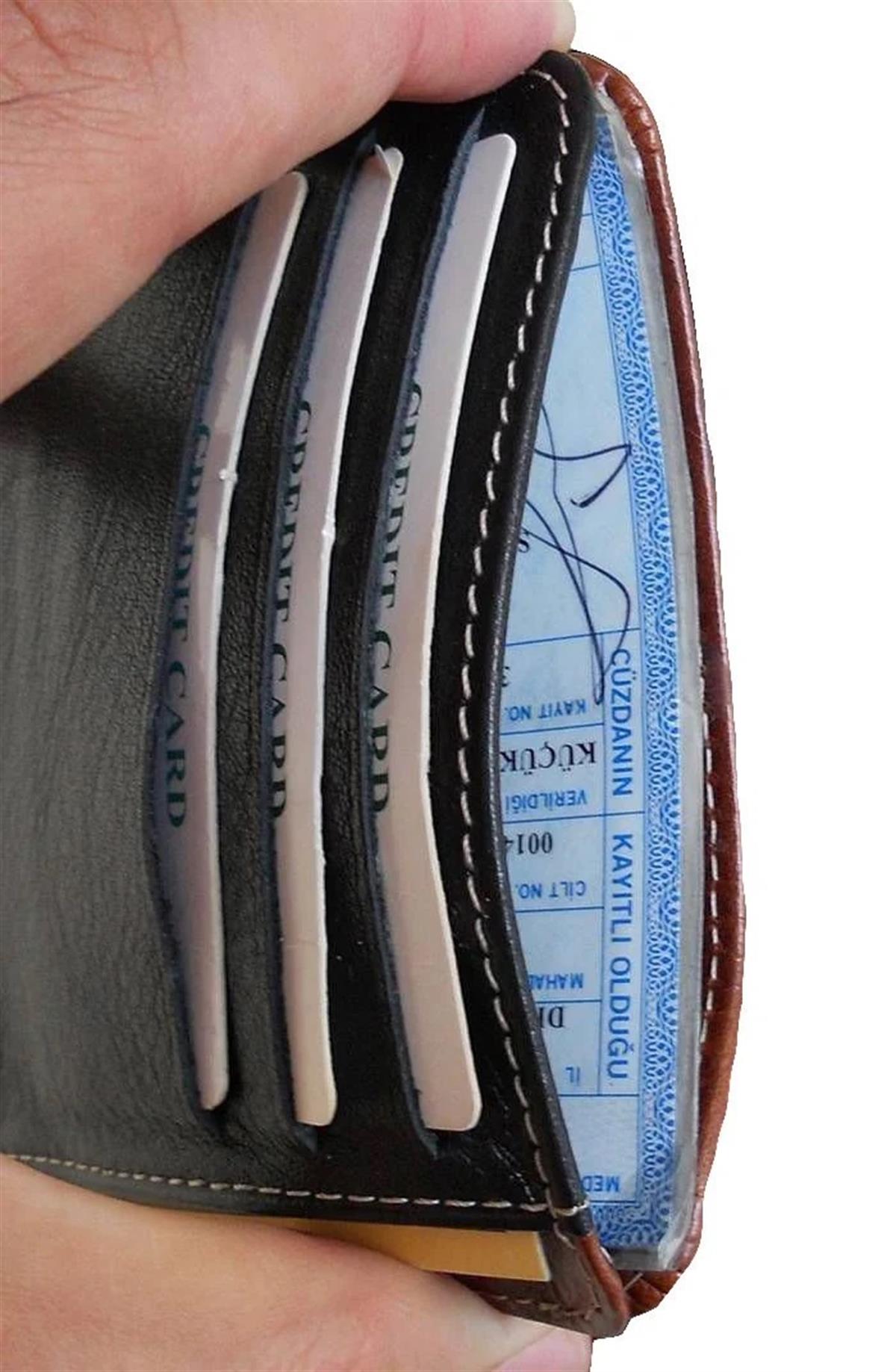 Zenga Orjinal Deri Cüzdanlı Kredi Kartlık 024-04 Garni Greyzi