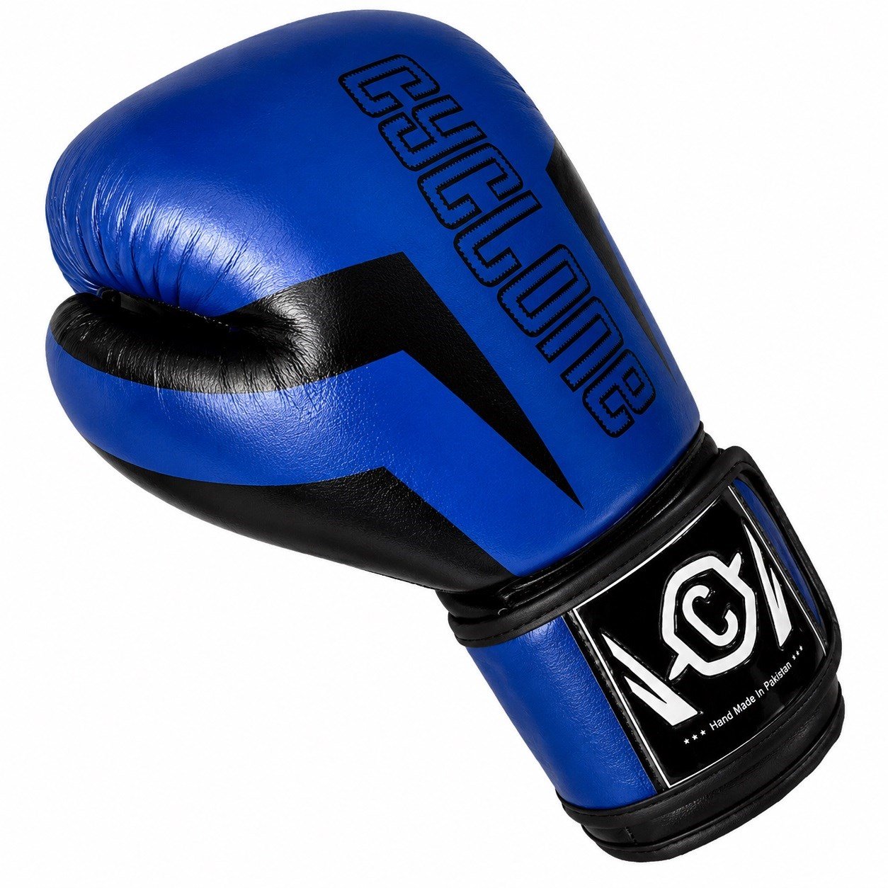 Cyclone Clash Orijinal Deri Boks ve Kick Boks Eldiveni Mavi