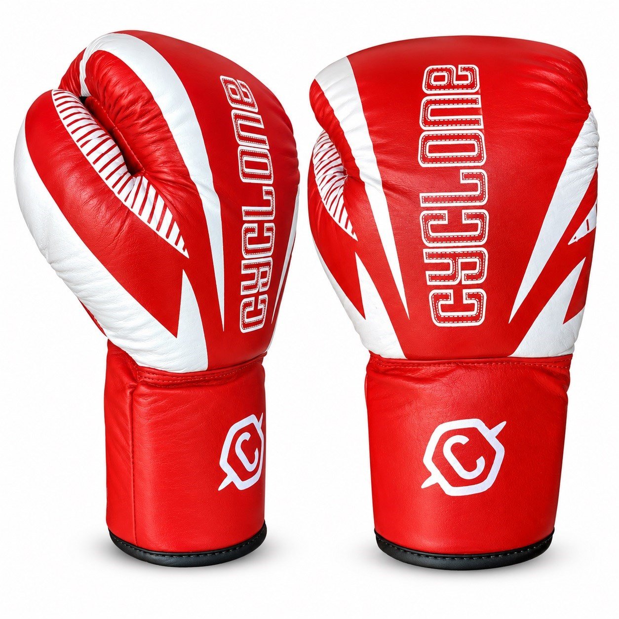 Cyclone Clash Orijinal Deri Boks ve Kick Boks Eldiveni Kırmızı