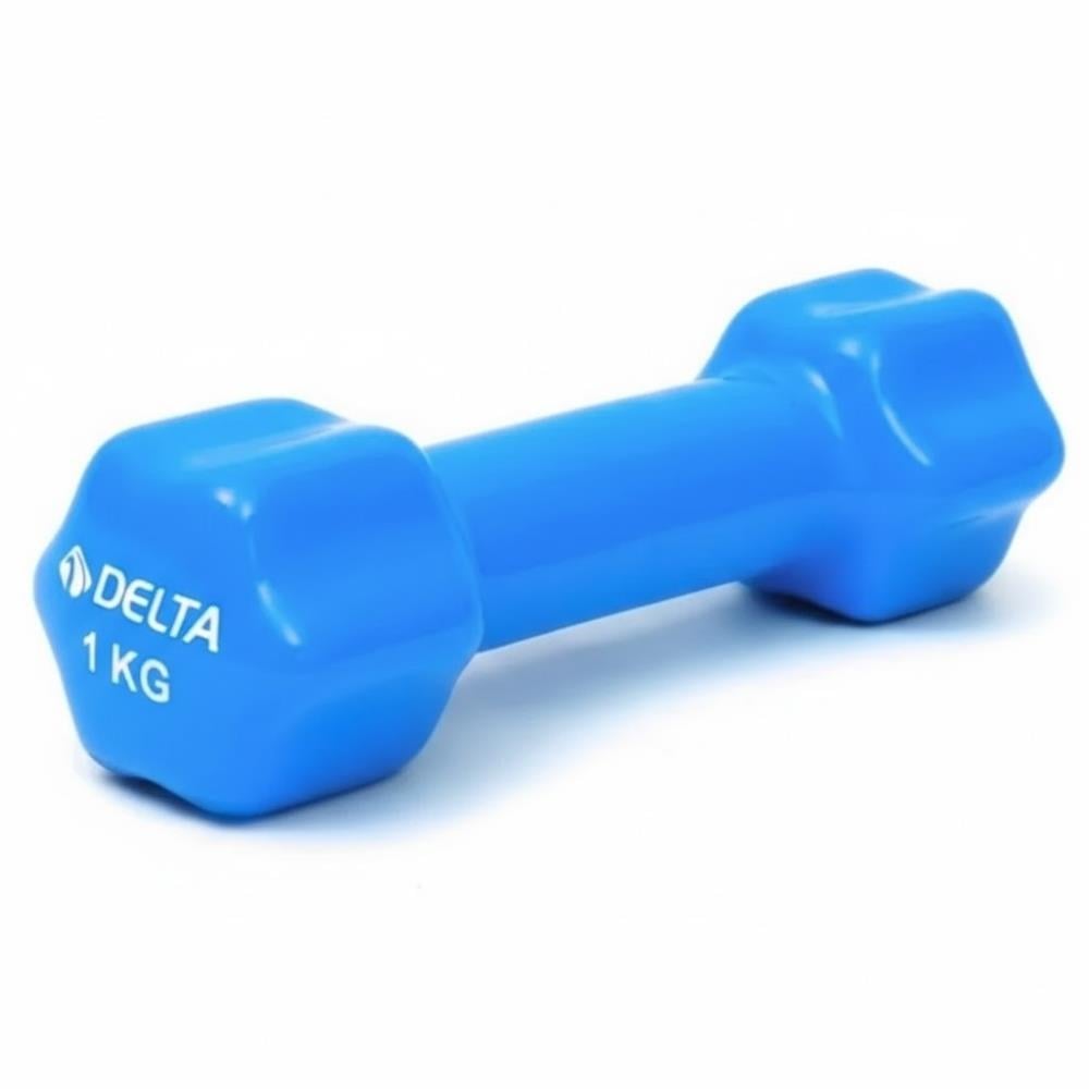 Delta 1 kg. 1 Adet PVC Demir Dambıl Mavi