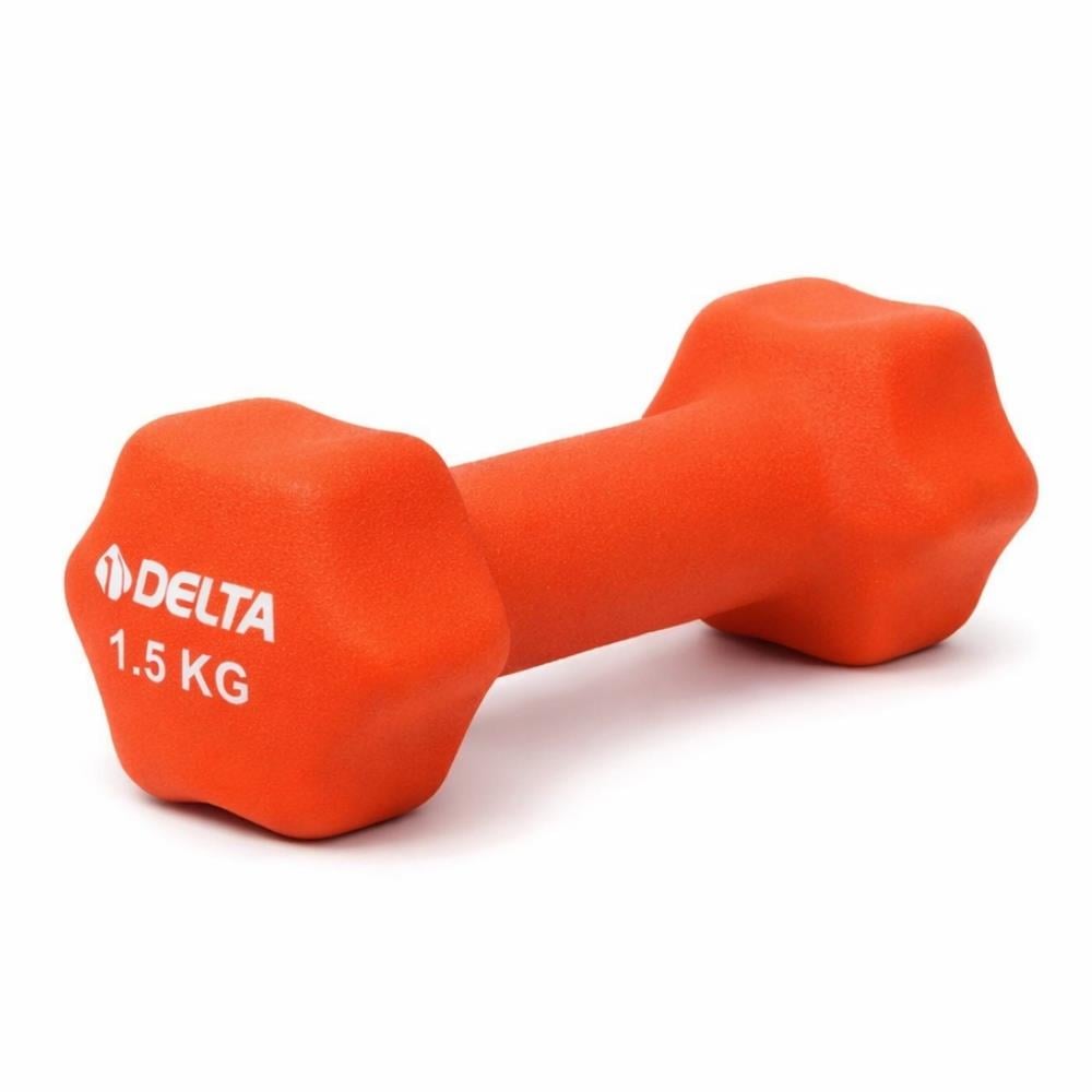Delta 1,5 kg. 1 Adet Neopren Dambıl Turuncu