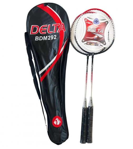 Delta 2 Adet Badminton Raketi Çantalı Çiftli Badminton Seti