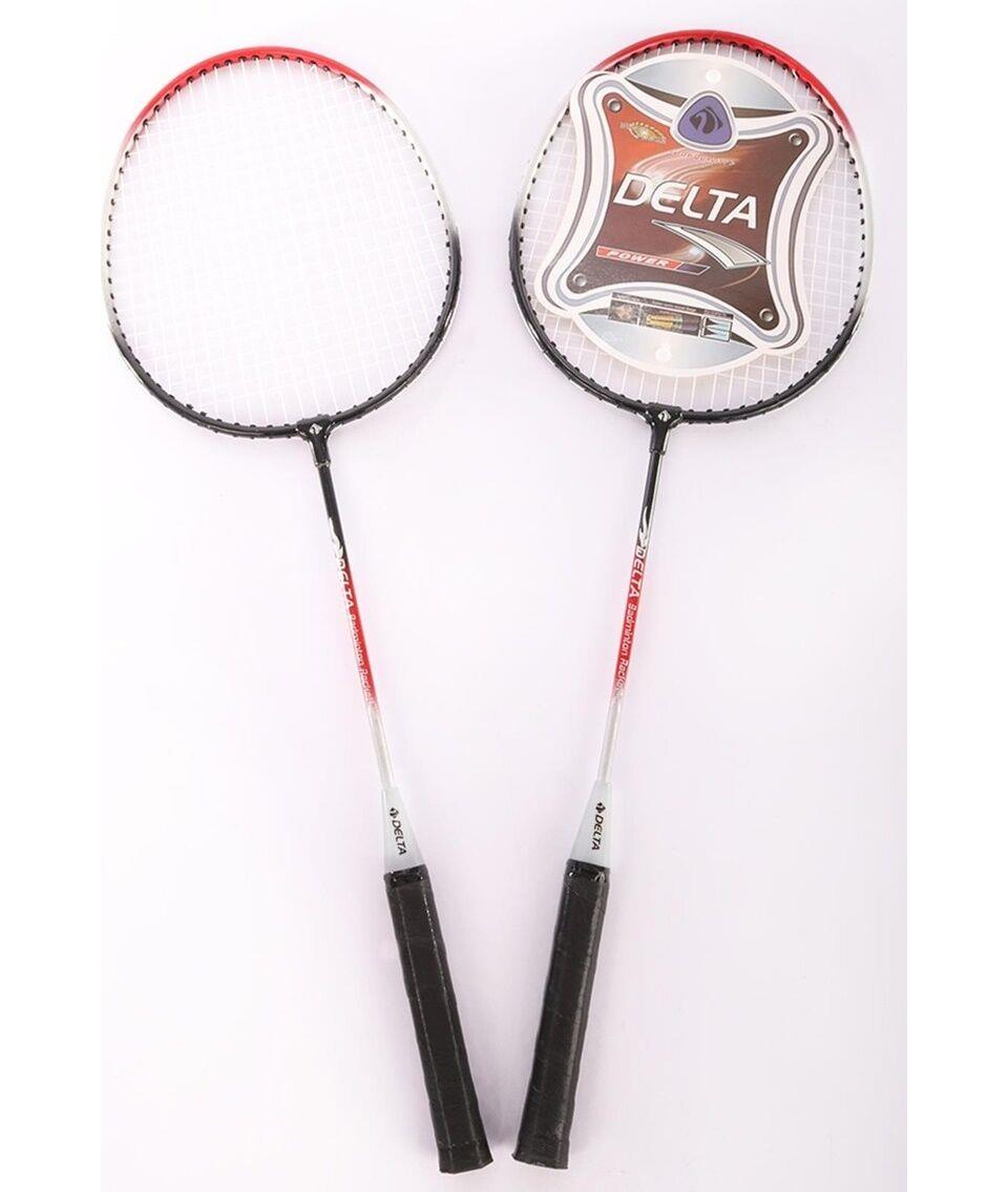 Delta 2 Adet Badminton Raketi Çantalı Çiftli Badminton Seti