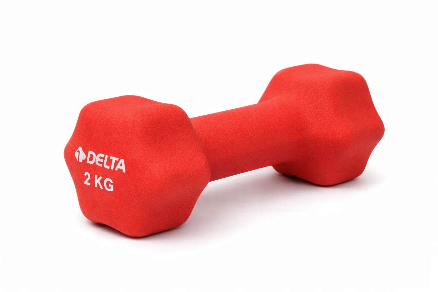 Delta 2 kg. 1 Adet Neopren Dambıl Kırmızı