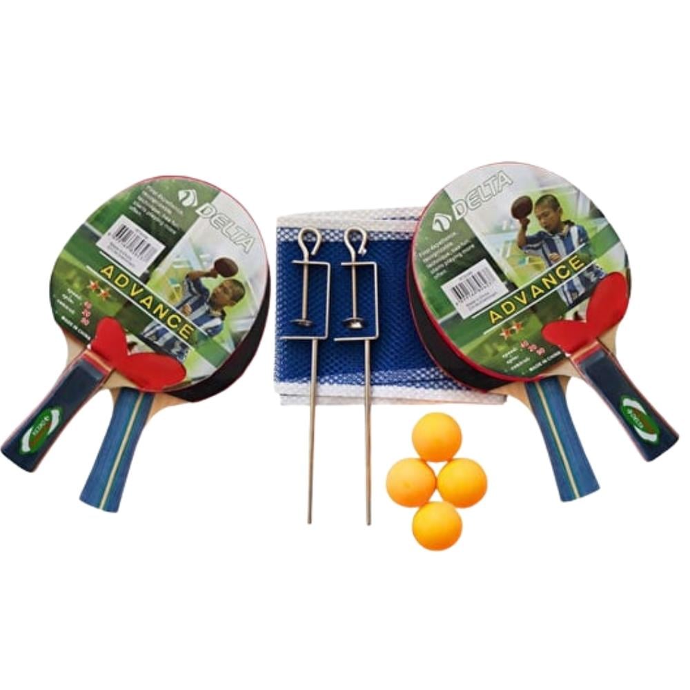 Delta Advance 4 Masa Tenisi Raketi, Pinpon Topu File ve Direk Seti