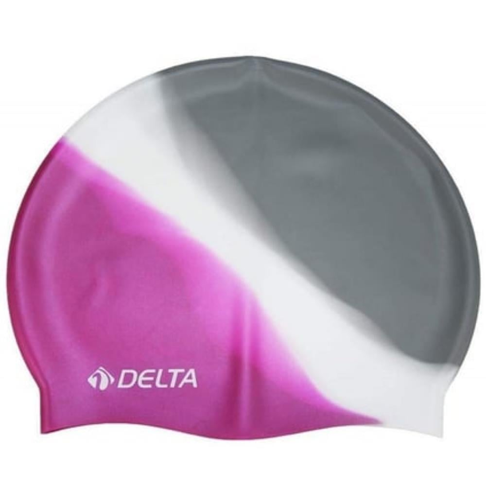 Delta Elite Gökkuşağı Desenli Silikon Yüzücü Bonesi
