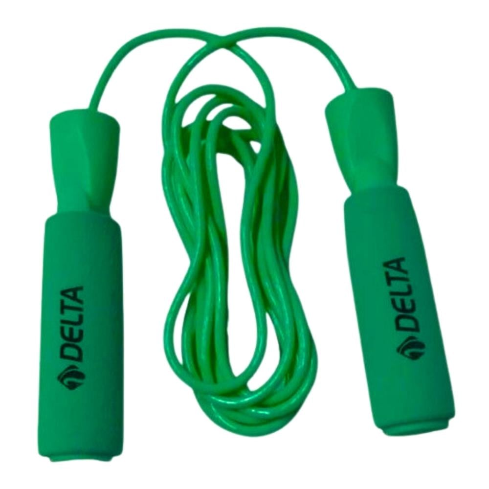 Delta Sünger Tutamaçlı Rulmanlı Ayarlanabilir Atlama İpi Yeşil