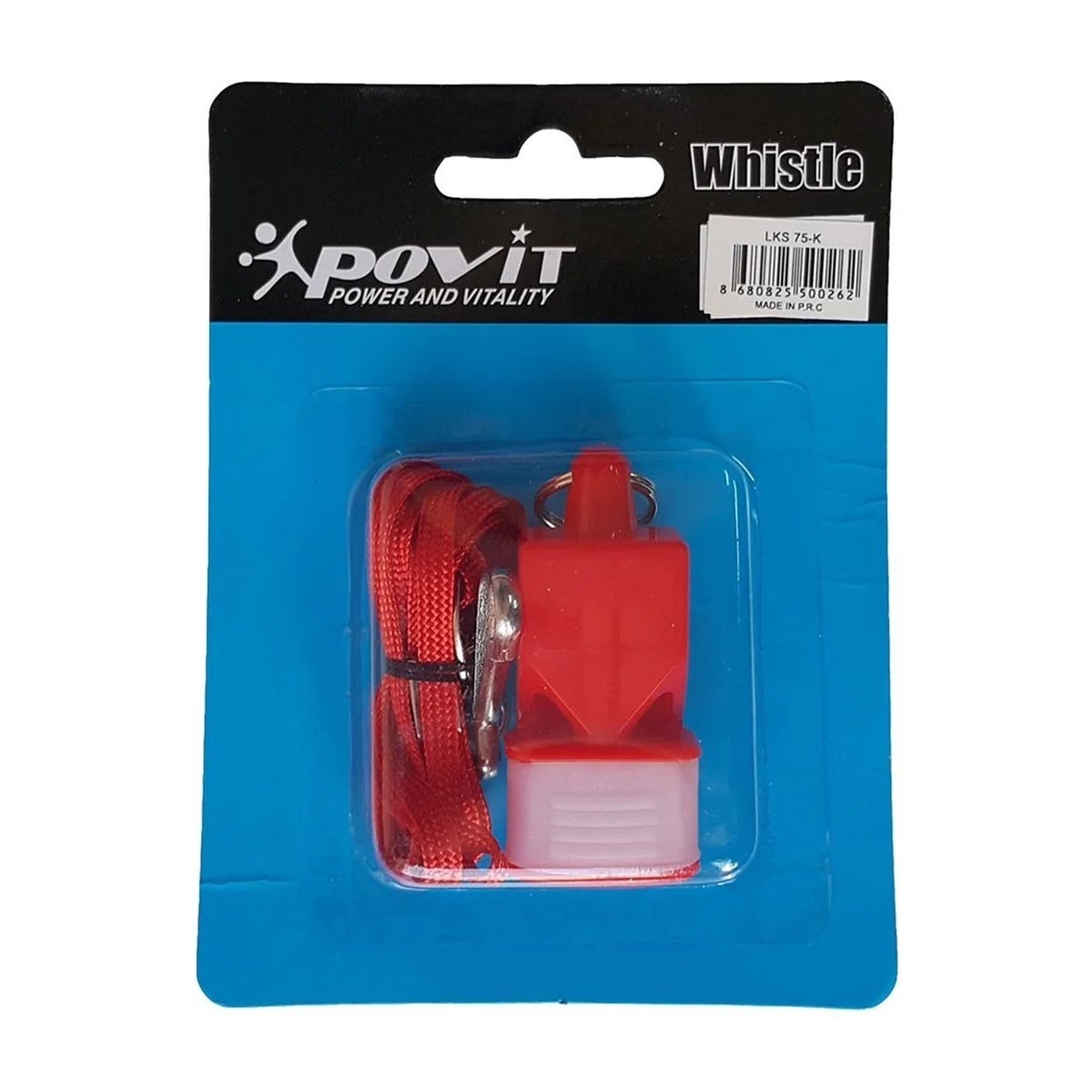 Povit Hakem Düdüğü İpli Kırmızı Renkli Düdük LKS 75-K