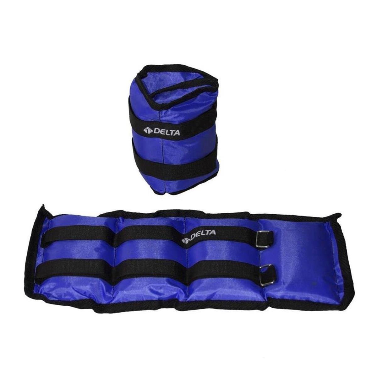 Delta 2,5 Kg x 2 Adet Toplam 5 Kg El Ayak Bilek Kas Güçlendirici Ağırlık Seti Kum Ağırlık Torbası