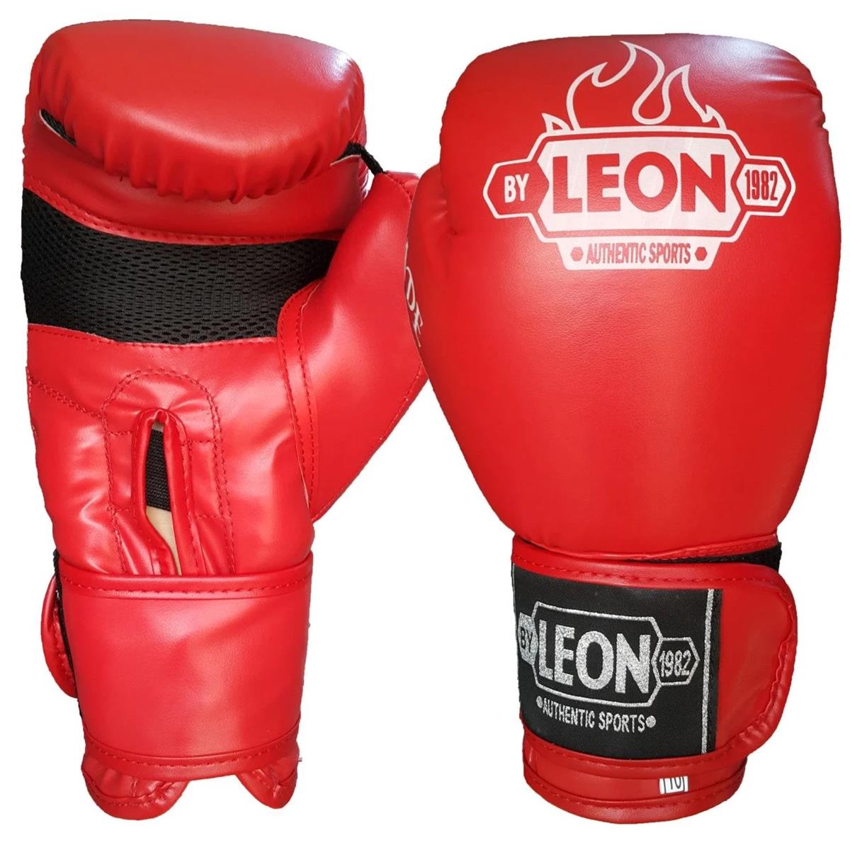 Leon Blade Training Boks, Kick Boks ve Muay Thai Eldiveni Kırmızı