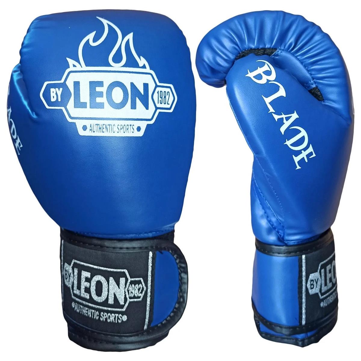 Leon Blade Training Boks, Kick Boks ve Muay Thai Eldiveni Mavi