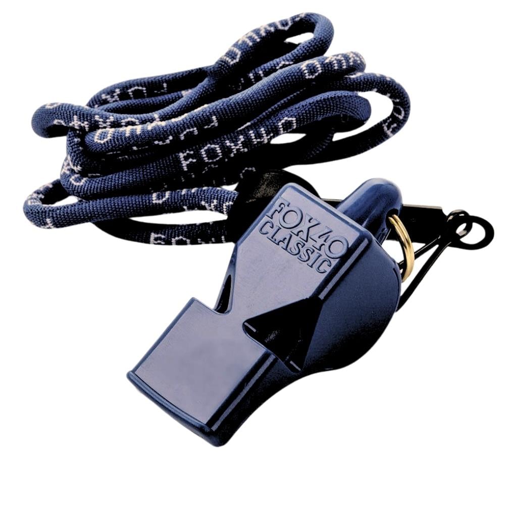 Fox 40 Classic İpli Hakem Düdüğü Siyah Düdük