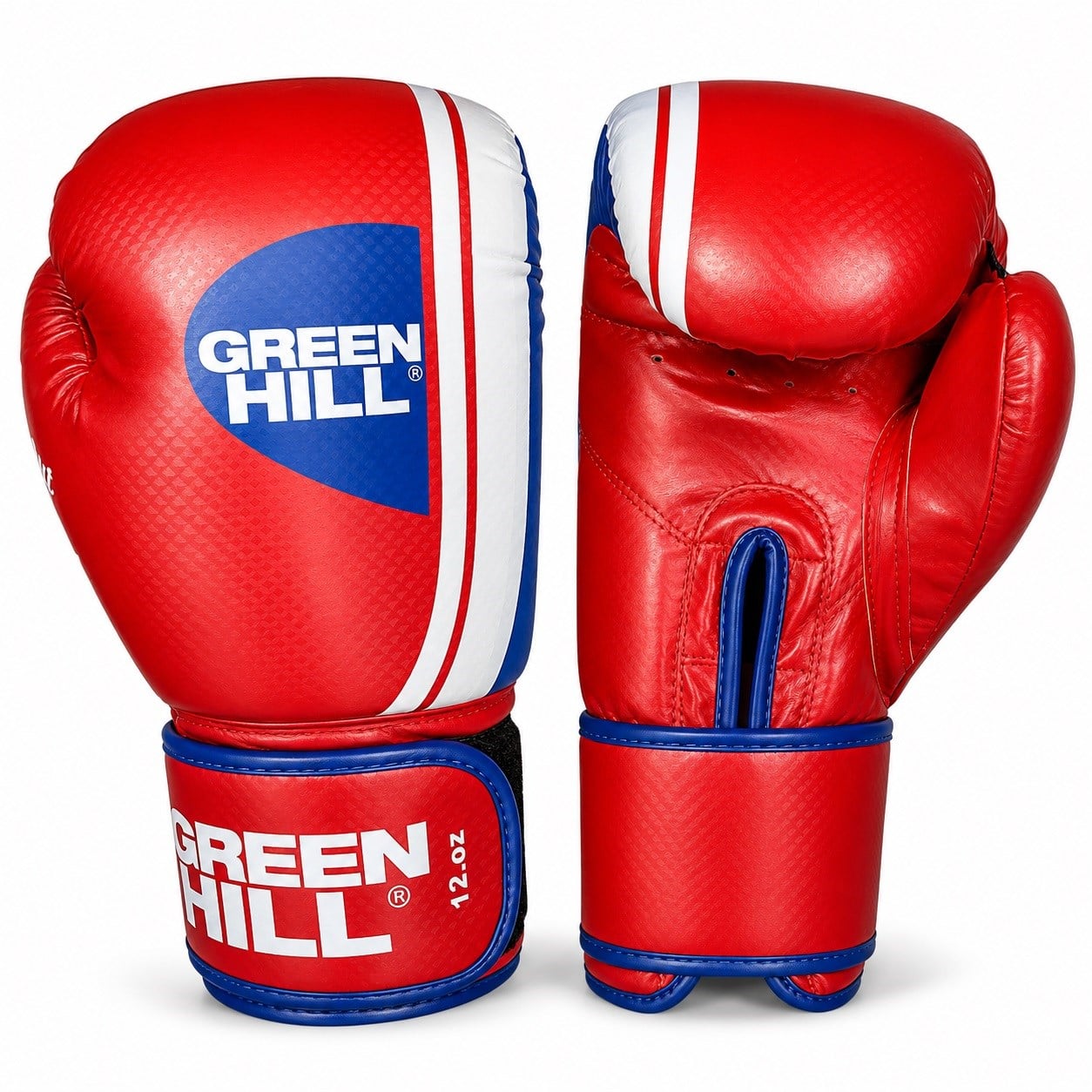 Green Hill Knock Out Carbon Deri Boks ve Kick-Boks Eldiveni Kırmızı