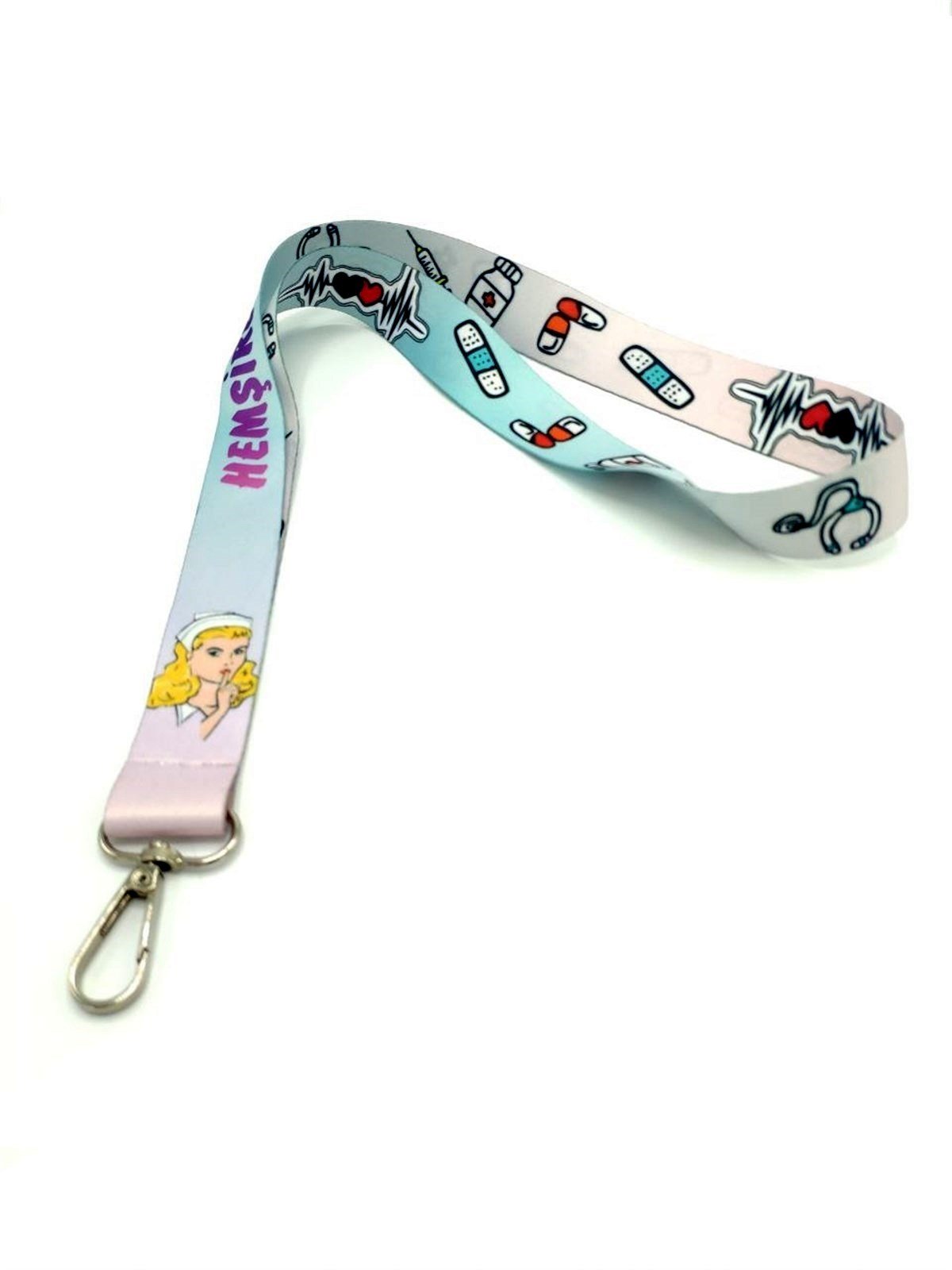 Hemşire Desenli Boyun Askısı 