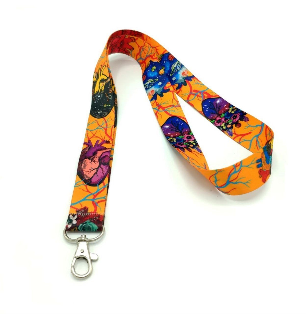 Kalp Desenli Boyun Askısı 