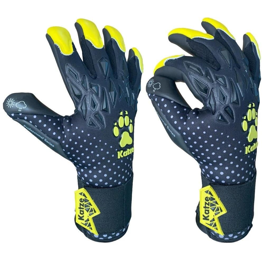 Katze Eagle Kaleci Eldiveni Siyah Sarı