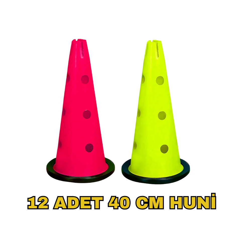 Kodispa Antrenman Seti 40'cm Hunili Üçgen Çanaklı