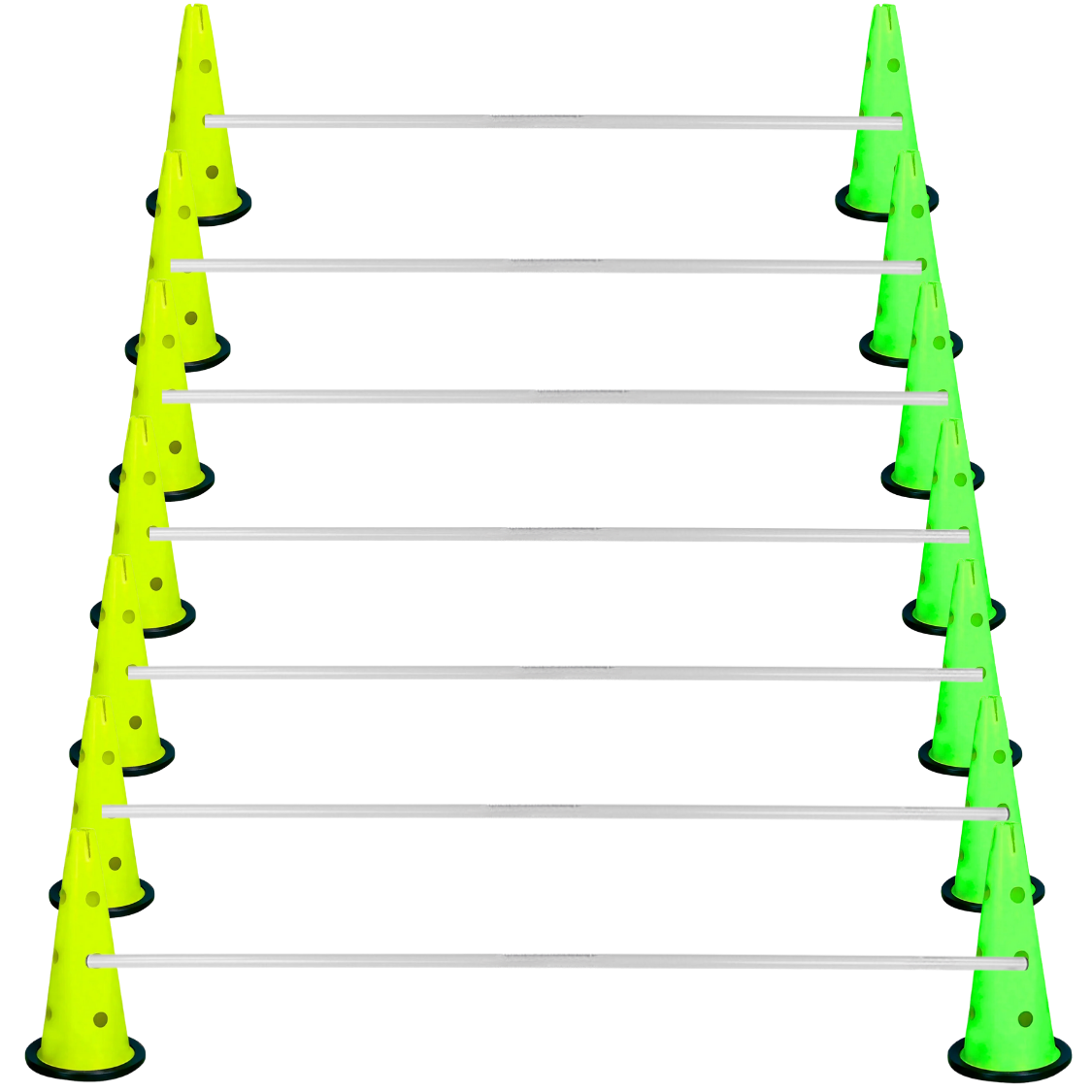 Kodispa Çantalı 14 Adet 40cm Hunili 7 Adet Çubuklu Antrenman Engel Seti