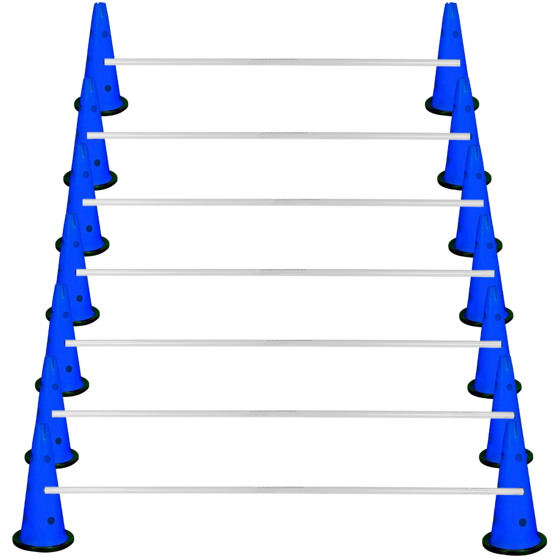 Kodispa Çantalı 14 Adet 40cm Hunili 7 Adet Çubuklu Antrenman Engel Seti