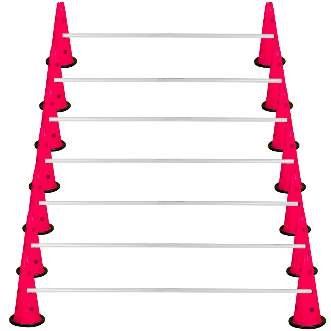 Kodispa Çantalı 14 Adet 40cm Hunili 7 Adet Çubuklu Antrenman Engel Seti