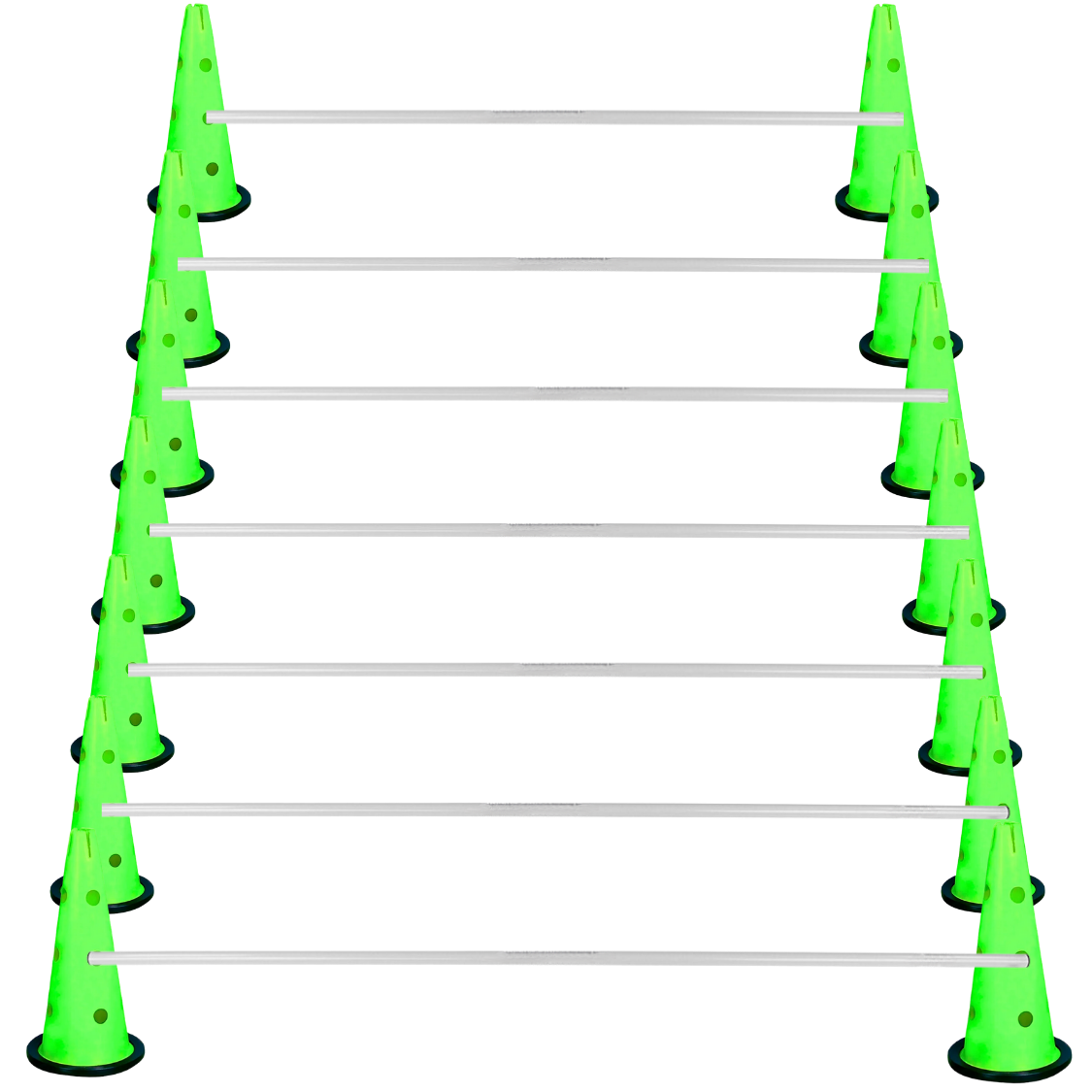 Kodispa Çantalı 14 Adet 40cm Hunili 7 Adet Çubuklu Antrenman Engel Seti