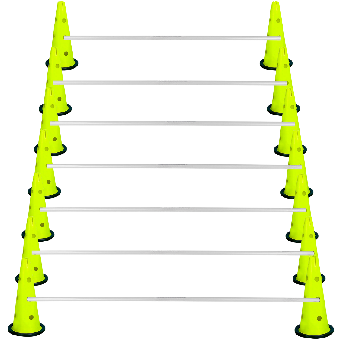 Kodispa Çantalı 14 Adet 40cm Hunili 7 Adet Çubuklu Antrenman Engel Seti