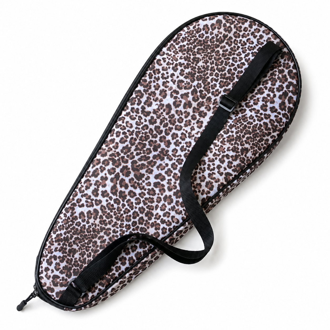 Kodispa Premium 27 İnch Raket Kılıfı Leopar Desenli Kahverengi