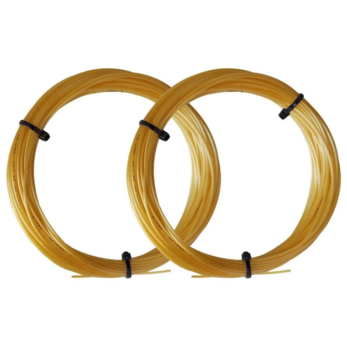 2 Adet Luxilon 4G 1,25 mm. Monofilament Kordaj 12 Metre Altın Sarısı