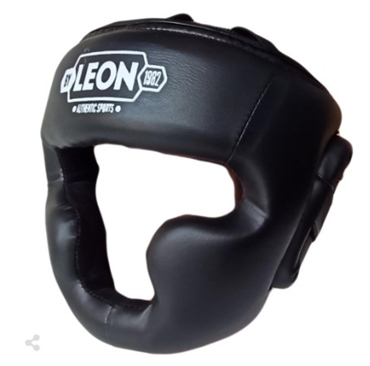 Leon Hardy Boks, Muay Thai ve Kick-Boks Antrenman Kaskı Siyah
