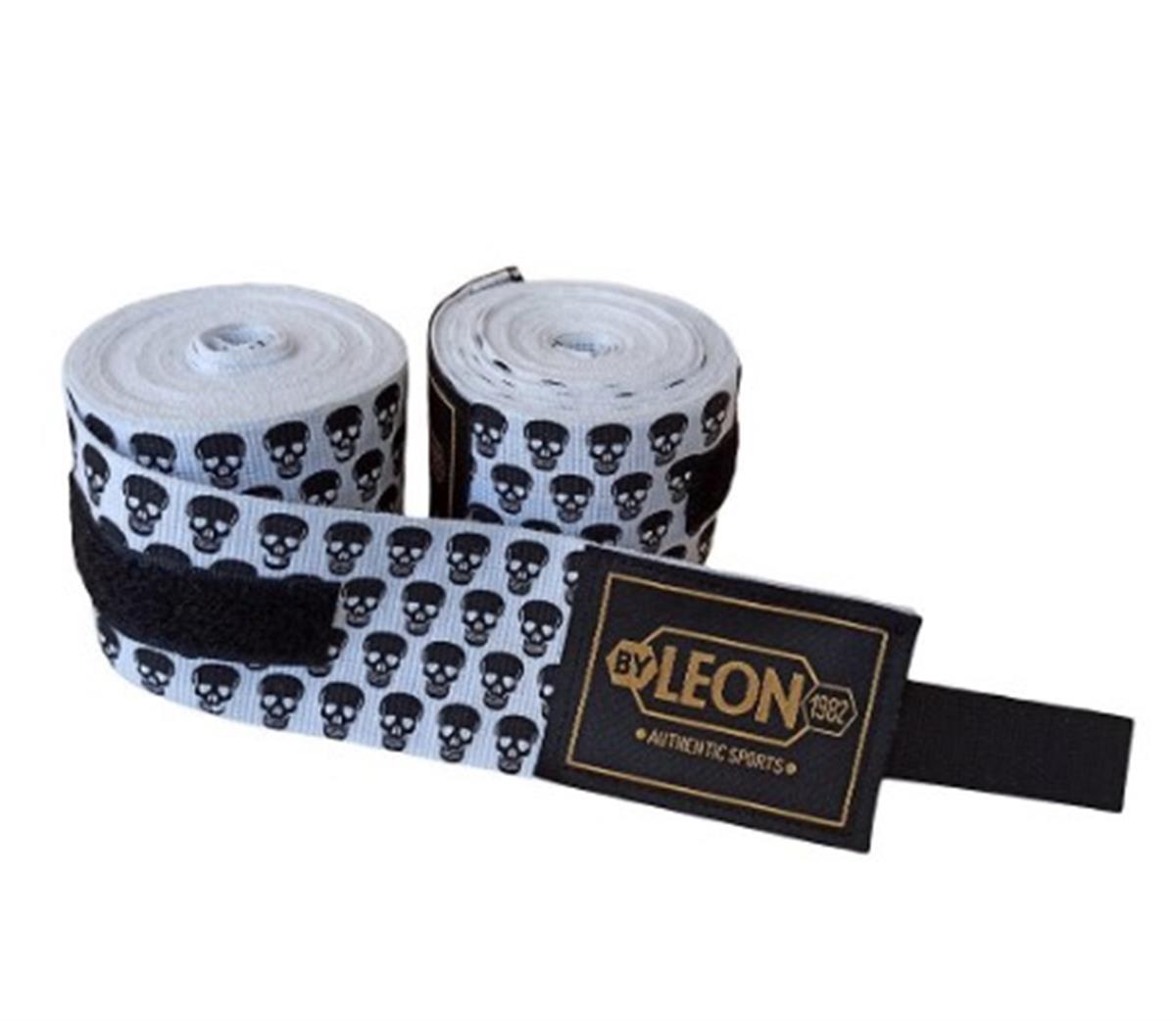 Leon Mini Skulls Kuru Kafa 5 Metre Boks Bandajı Beyaz