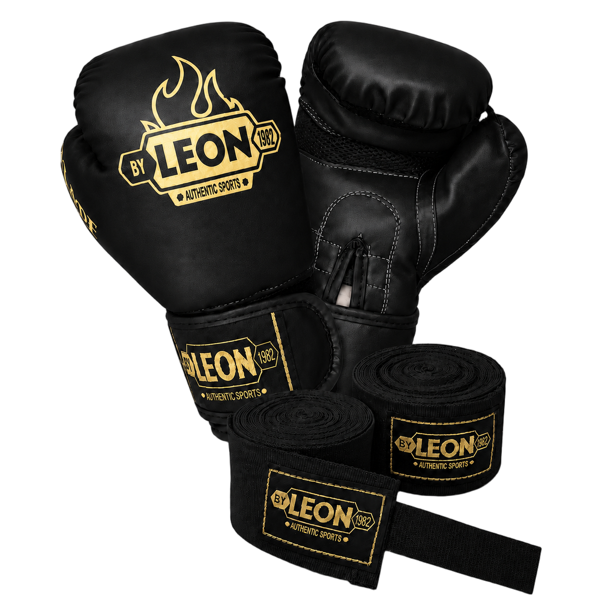 Leon Blade Training Boks Kick Boks Ve Muay Thai Eldiveni Ve Bandaj Seti 3,5 m