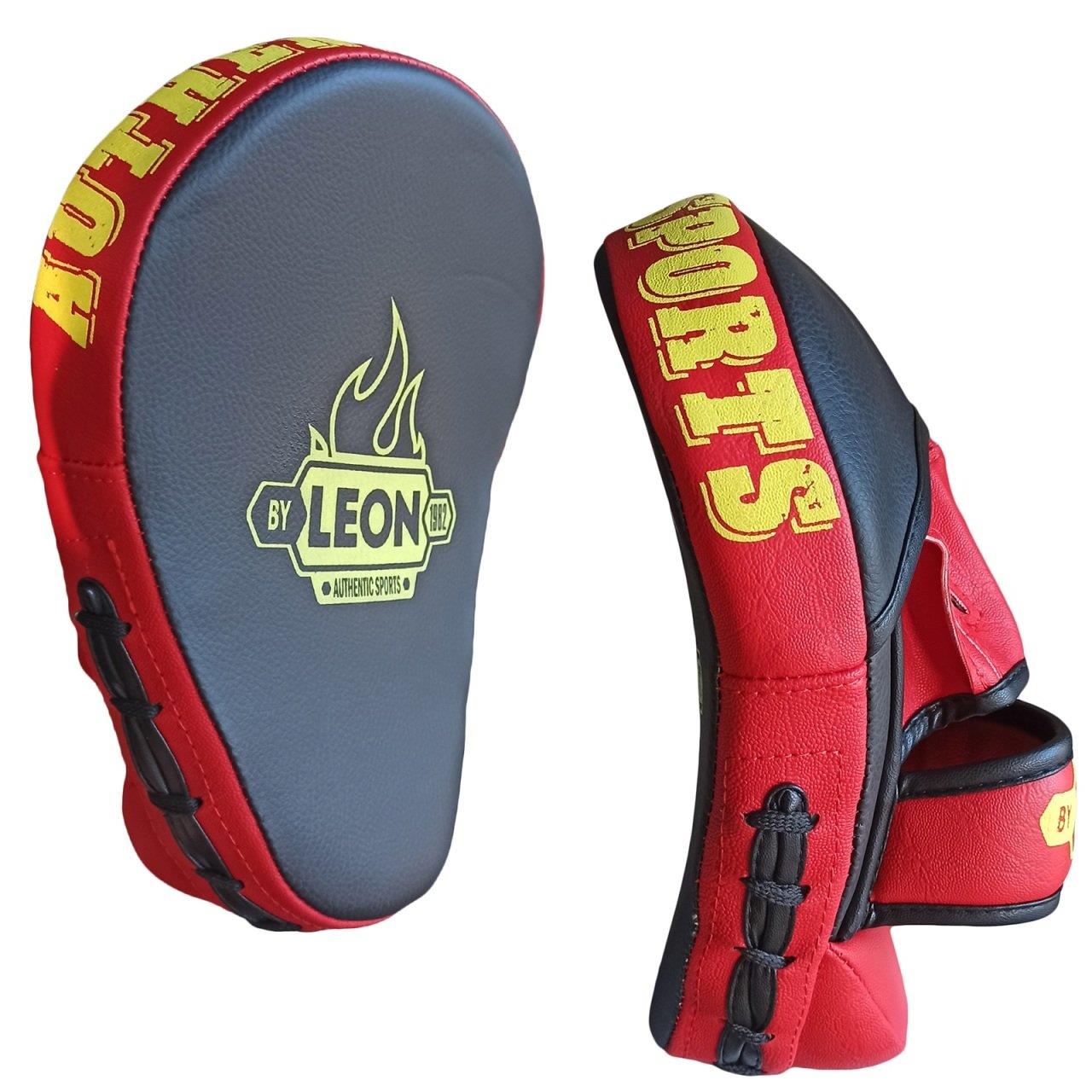 Leon Captain Profesyonel Boks, Kick-boks Lapası Çukur Lapa Kırmızı
