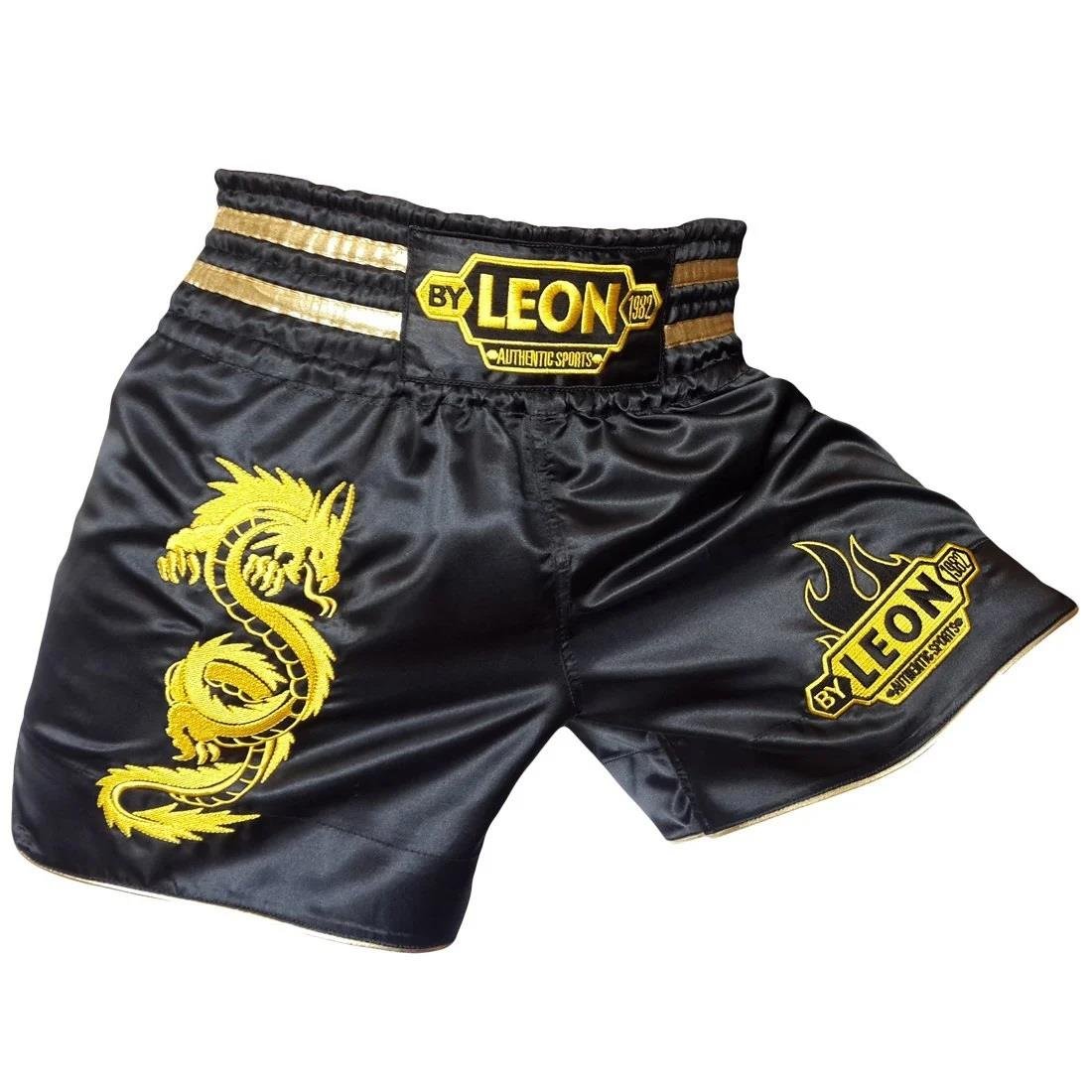Leon Dragon Muay Thai ve Kick Boks Şortu Siyah