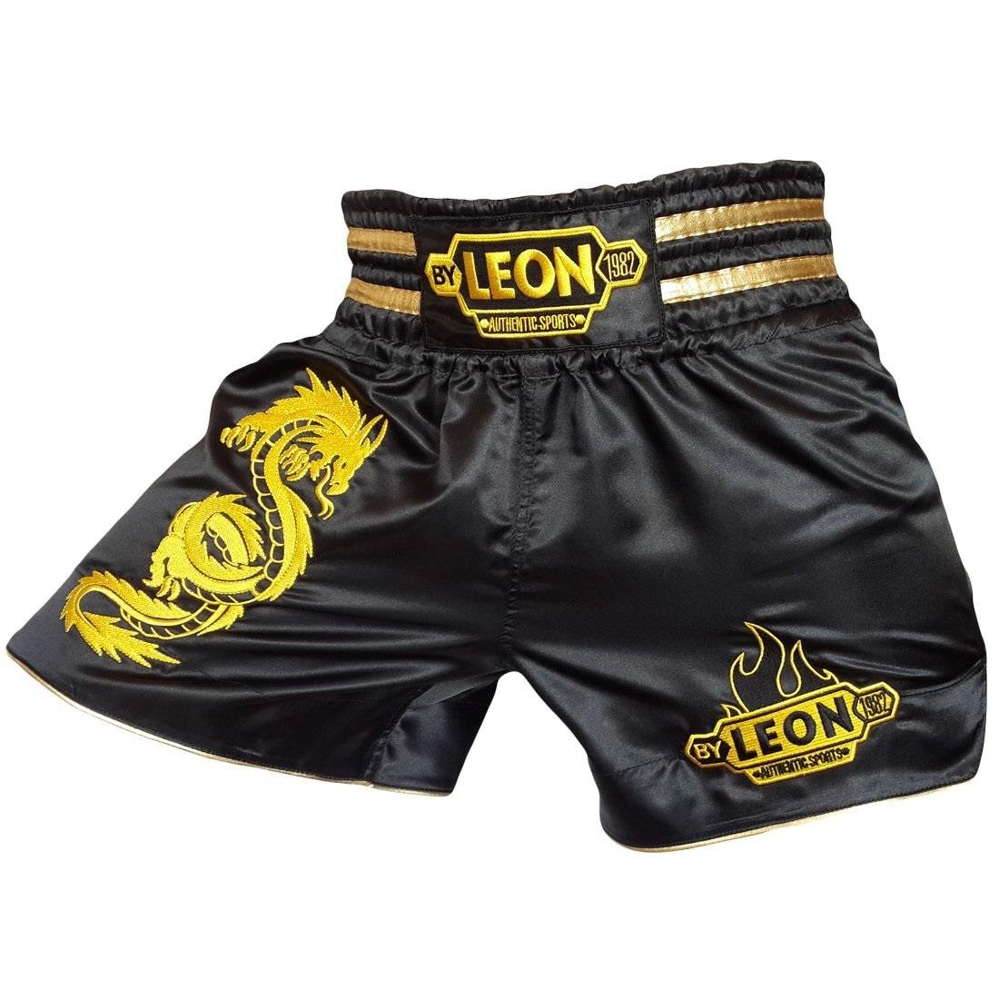 Leon Dragon Muay Thai ve Kick Boks Şortu Siyah