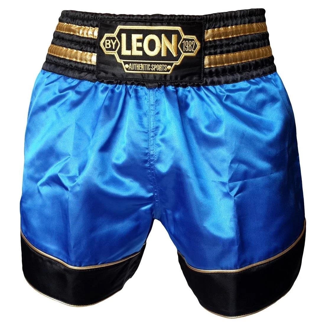 Leon Gold Star Muay Thai Kick Boks Şortu Mavi