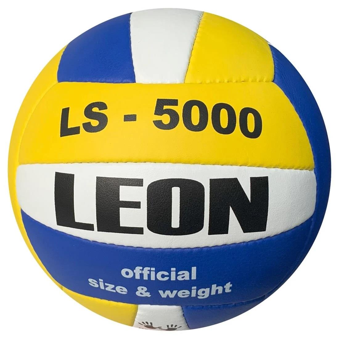 Leon LS5000 Voleybol Topu El Dikişli Mavi Beyaz