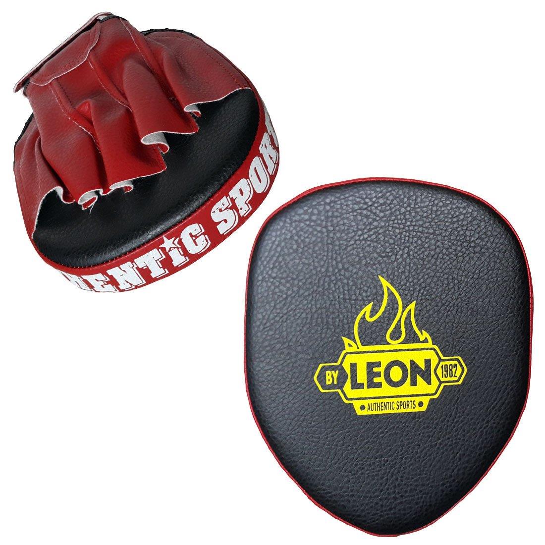 Leon Wall Parmaklı Ellik Lapa Taekwondo Boks Lapası Siyah Kırmızı